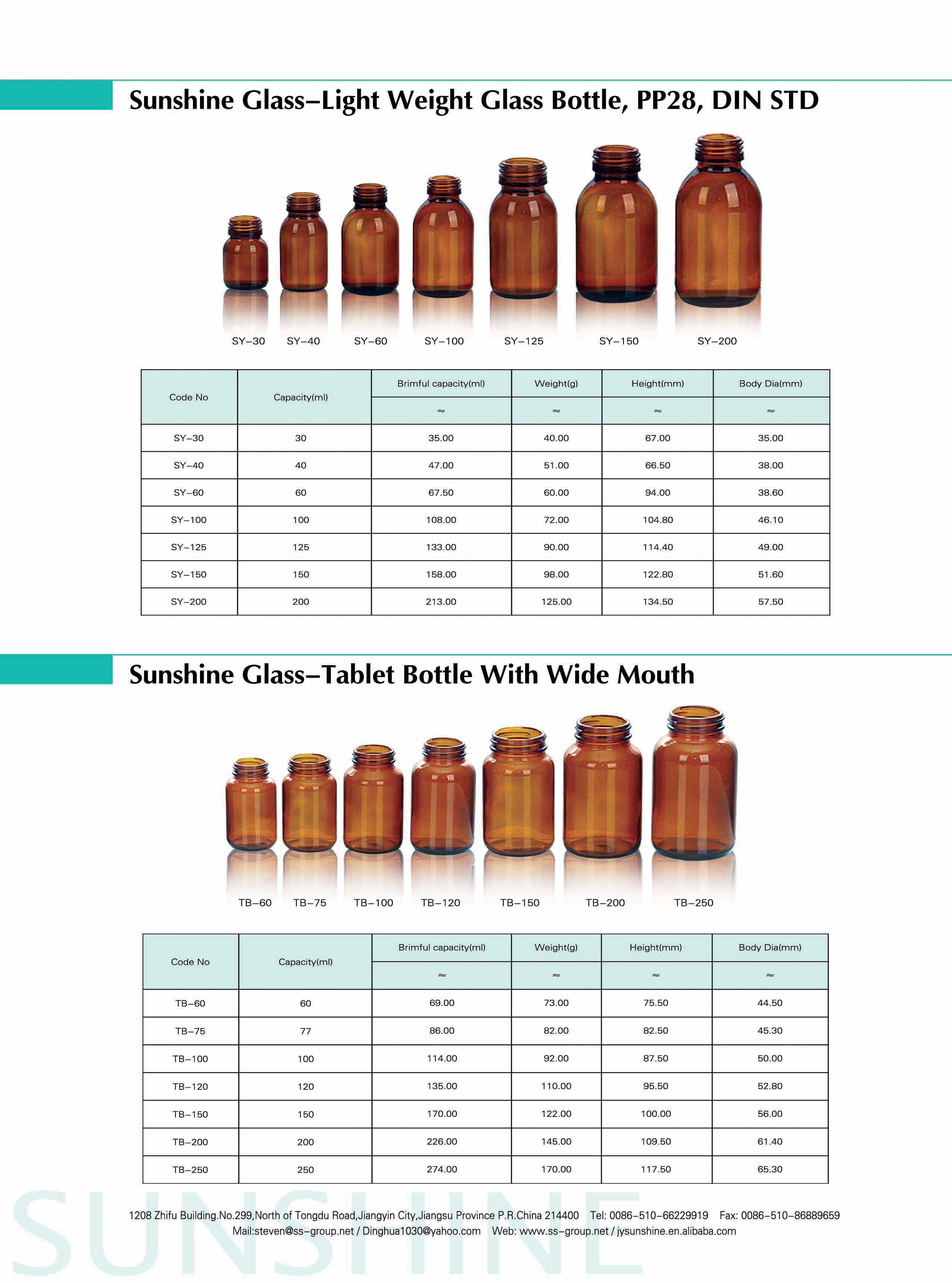 Glass bottles(vials) 3