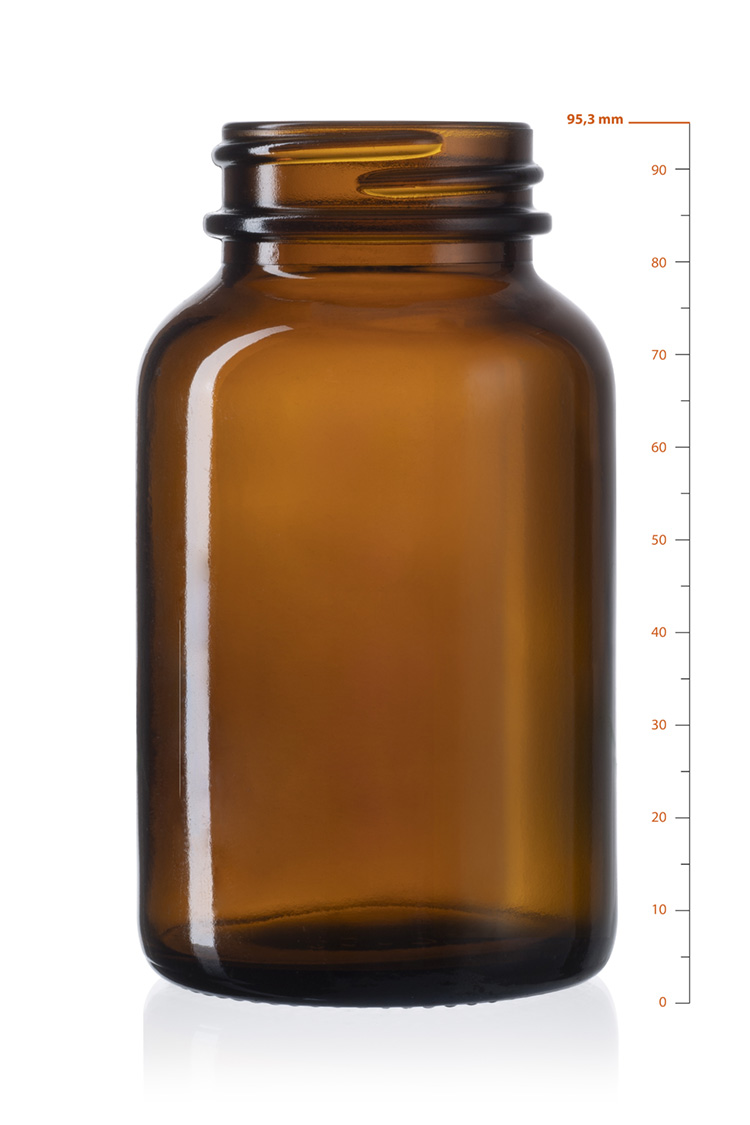 Glass pill containers 3