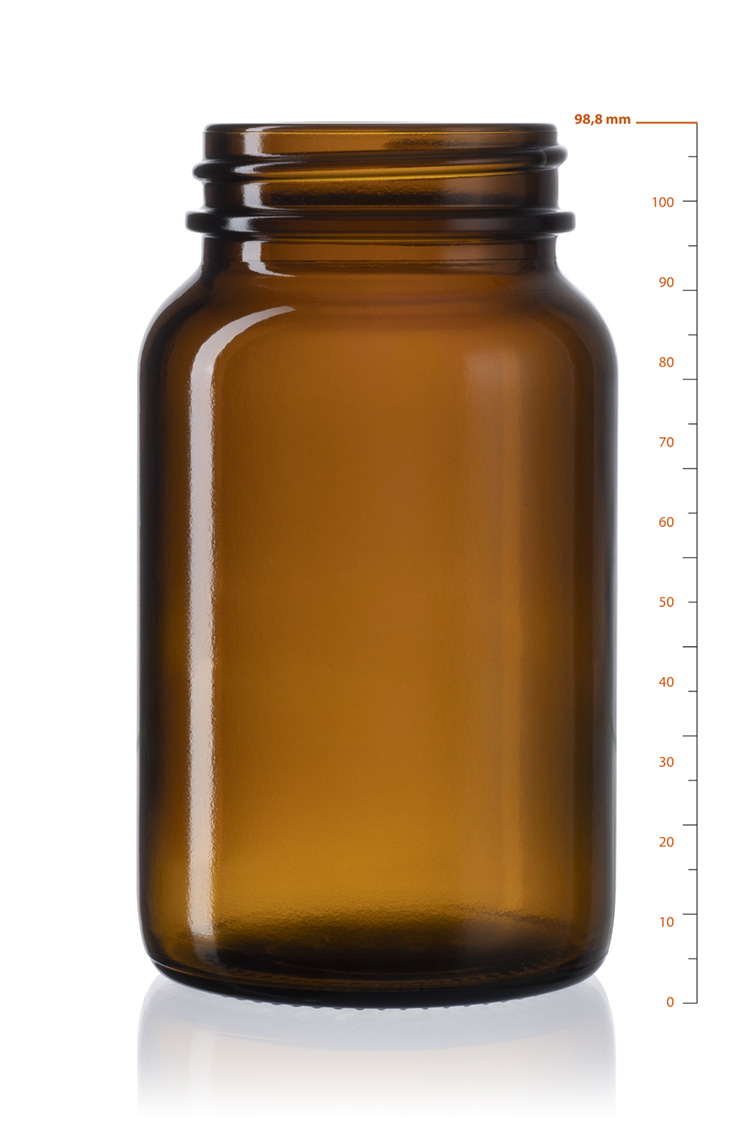 Glass pill containers 1