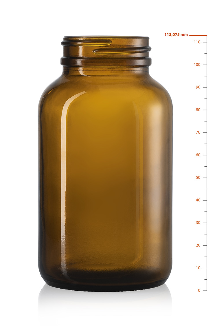 Glass pill containers 1