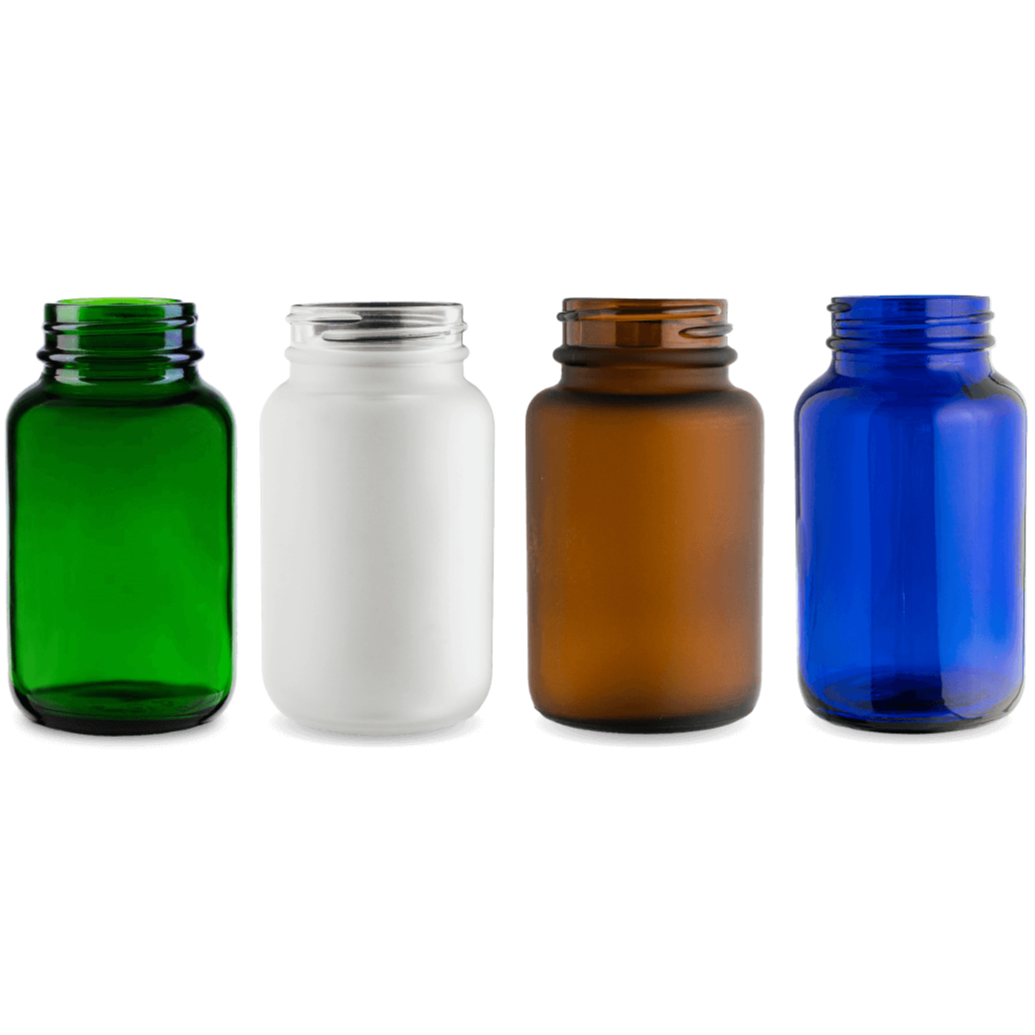 Glass Tablet Jars