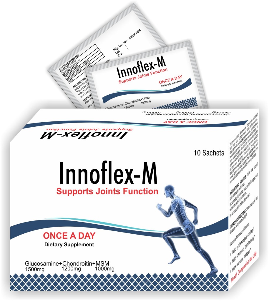 GLUCOSAMINE + CHONDROITIN + MSM SACHETS