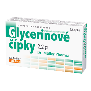 Glycerine suppositories 2,2g, 12 pcs