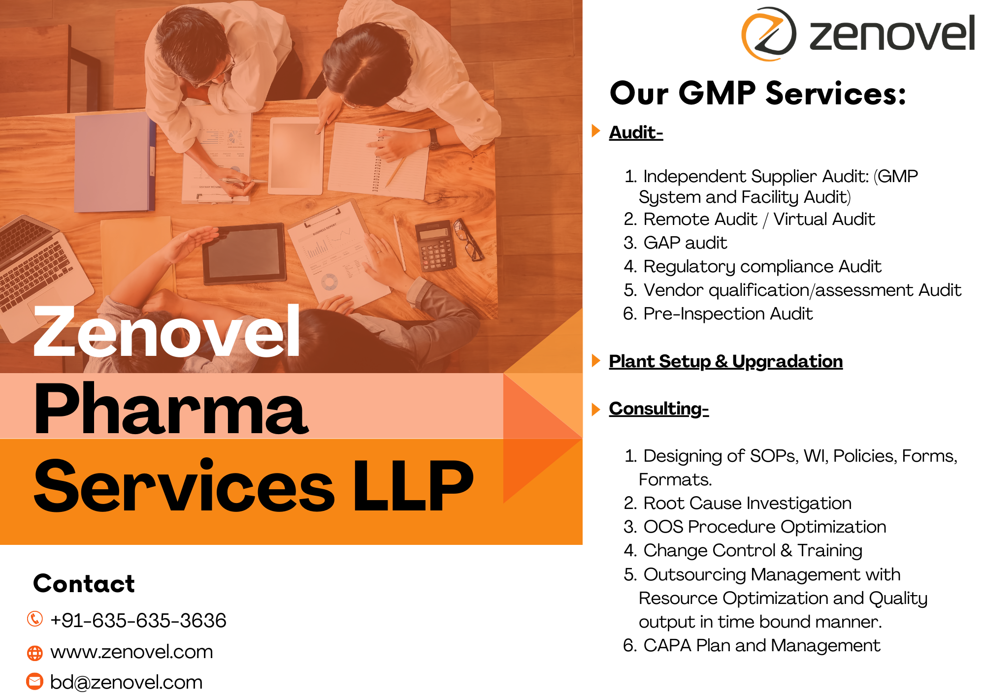 GMP Audit & Consulting Services 2
