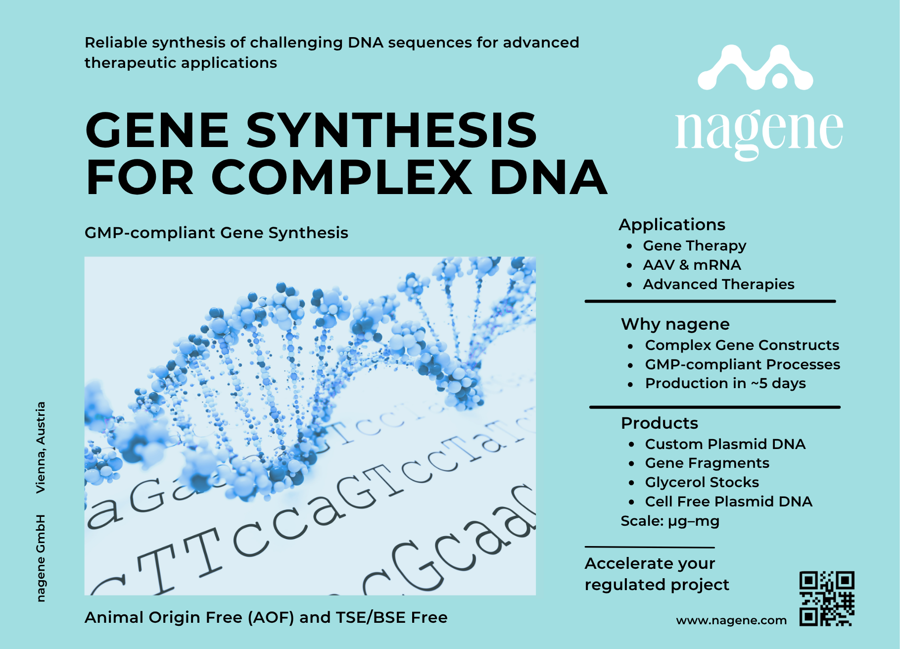 GMP-Ready Genesynthesis Manufacturing