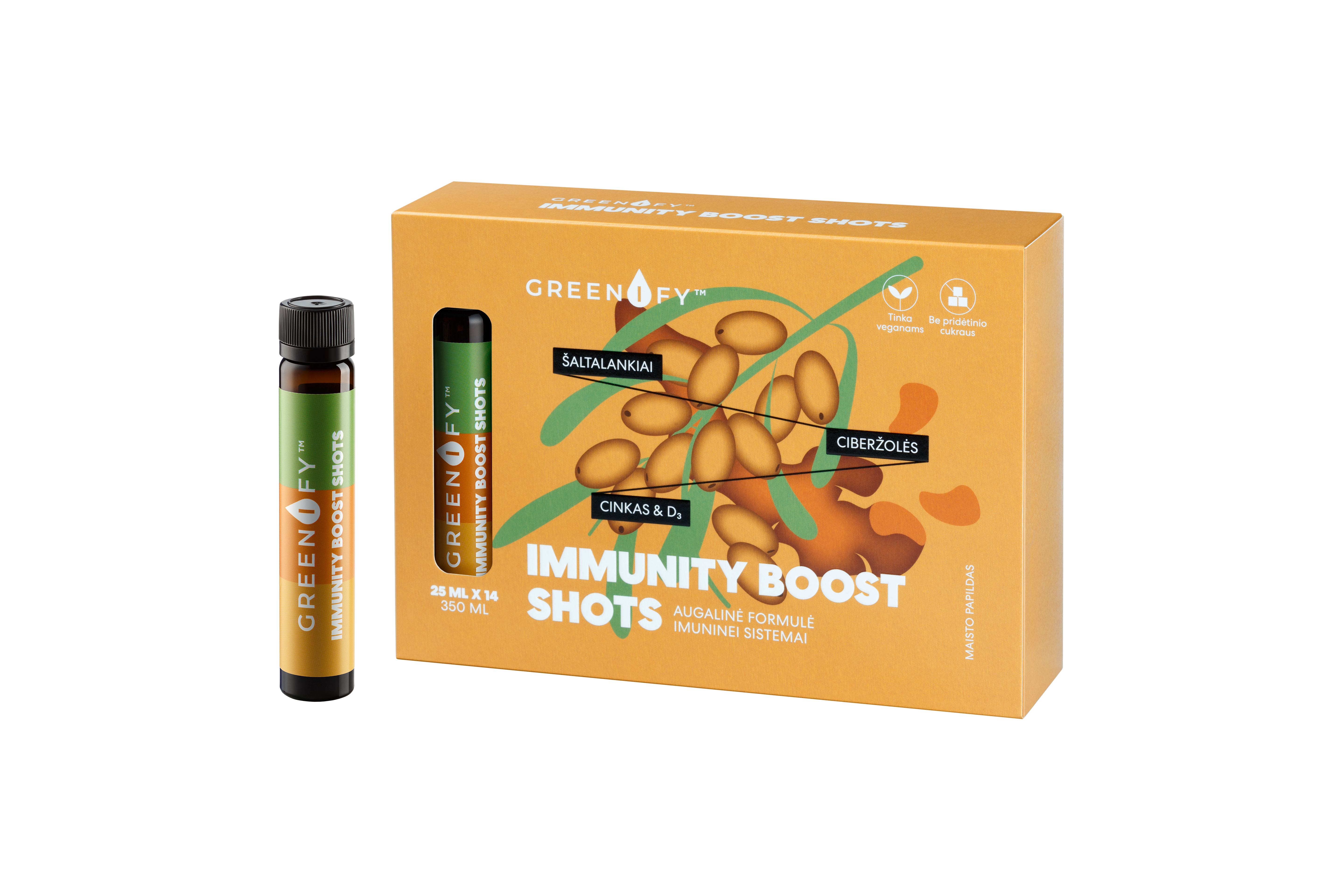 GREENIFY Immunity Boost shots,  25 ml, N14