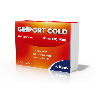 Griport- Paracetamol / Pseudoephedrine HCl / Chlorpheniramine Maleate 2