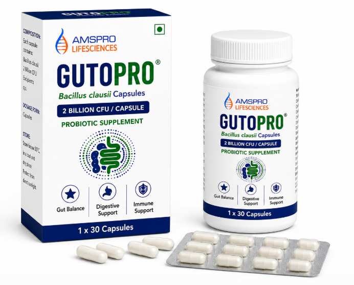 GUTOPRO – Bacillus clausii Probiotic Capsules 2 Billion CFU