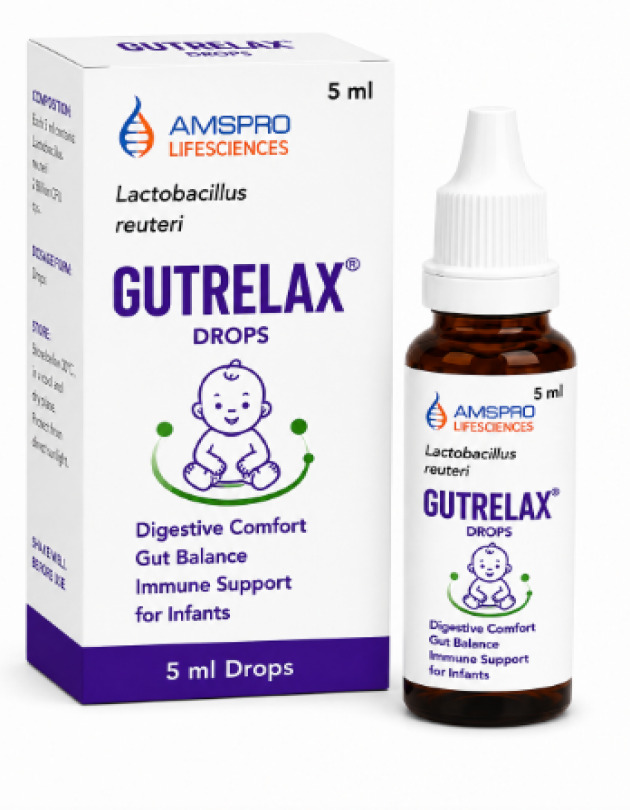 GUTRELAX – Lactobacillus reuteri Probiotic Drops 2 Billion CFU