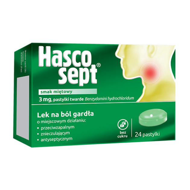 Hascosept 3mg (benzydaminum)