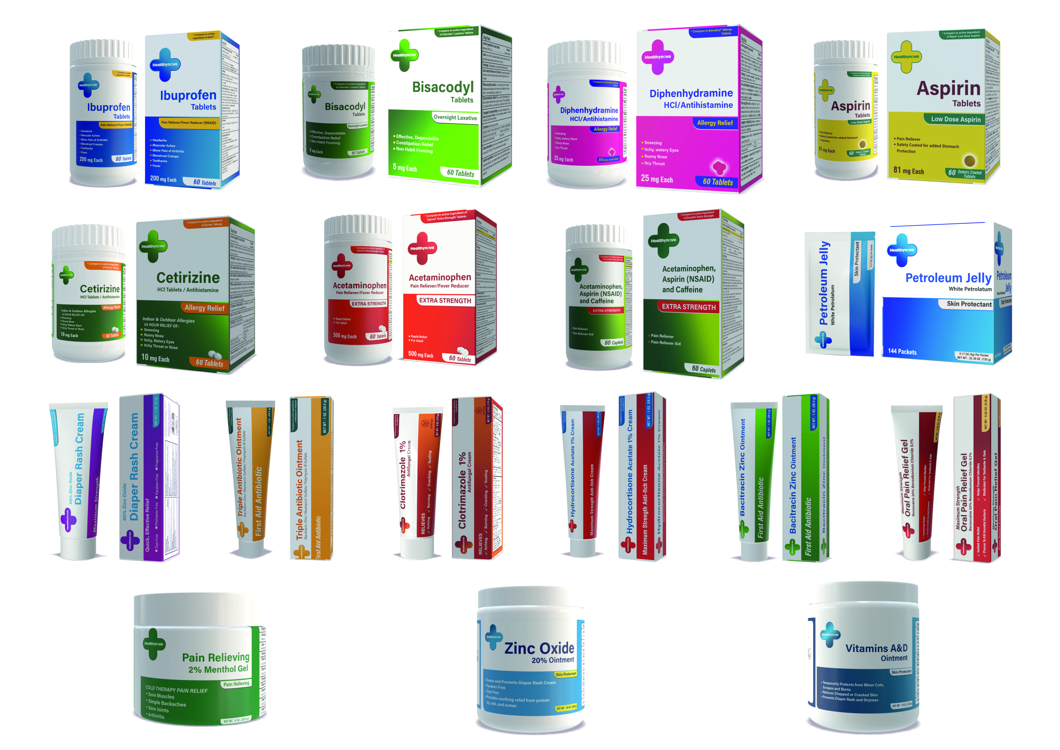 Healthynova Product Range