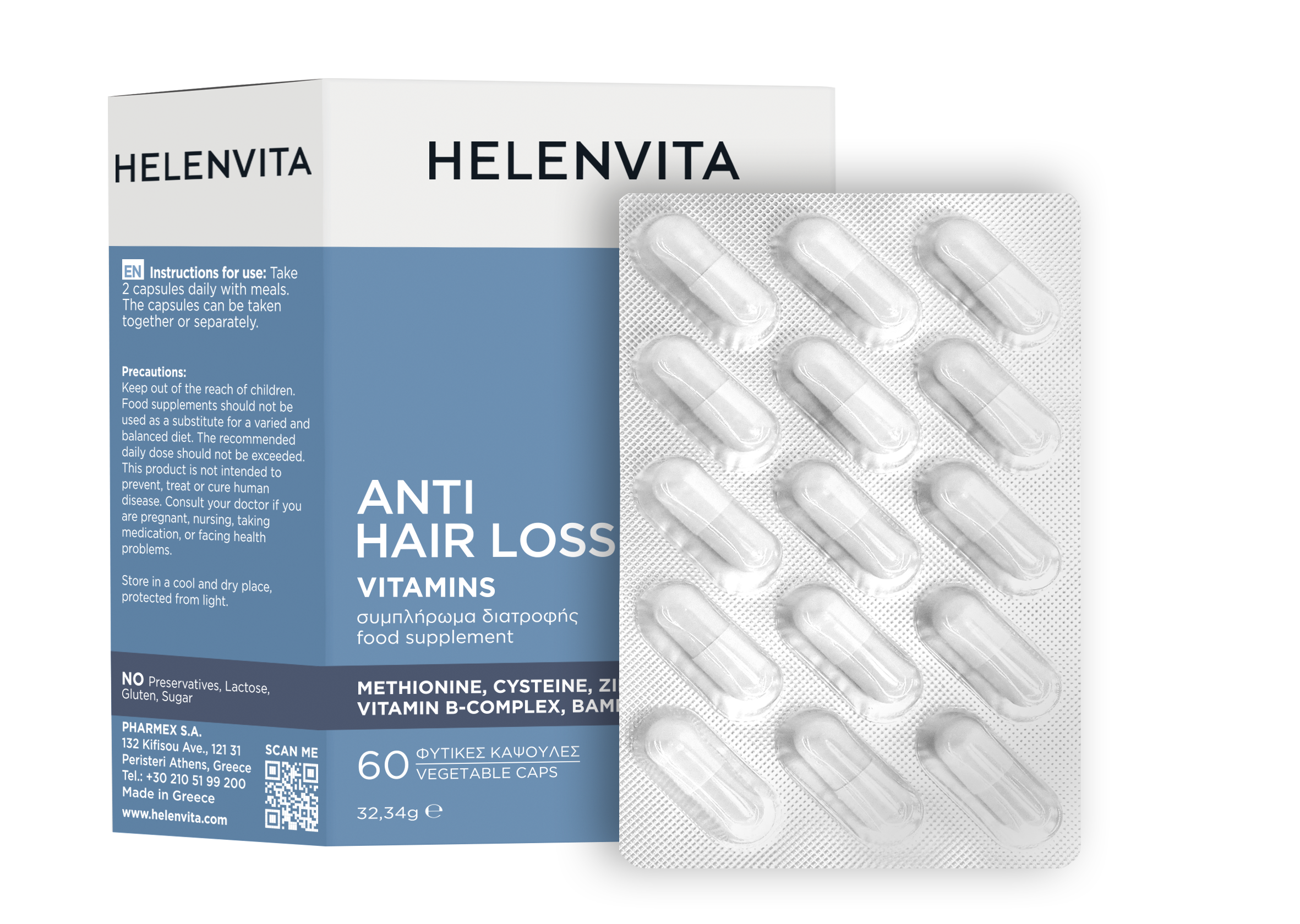 HELENVITA ANTI HAIR LOSS Vitamin 60 caps 1