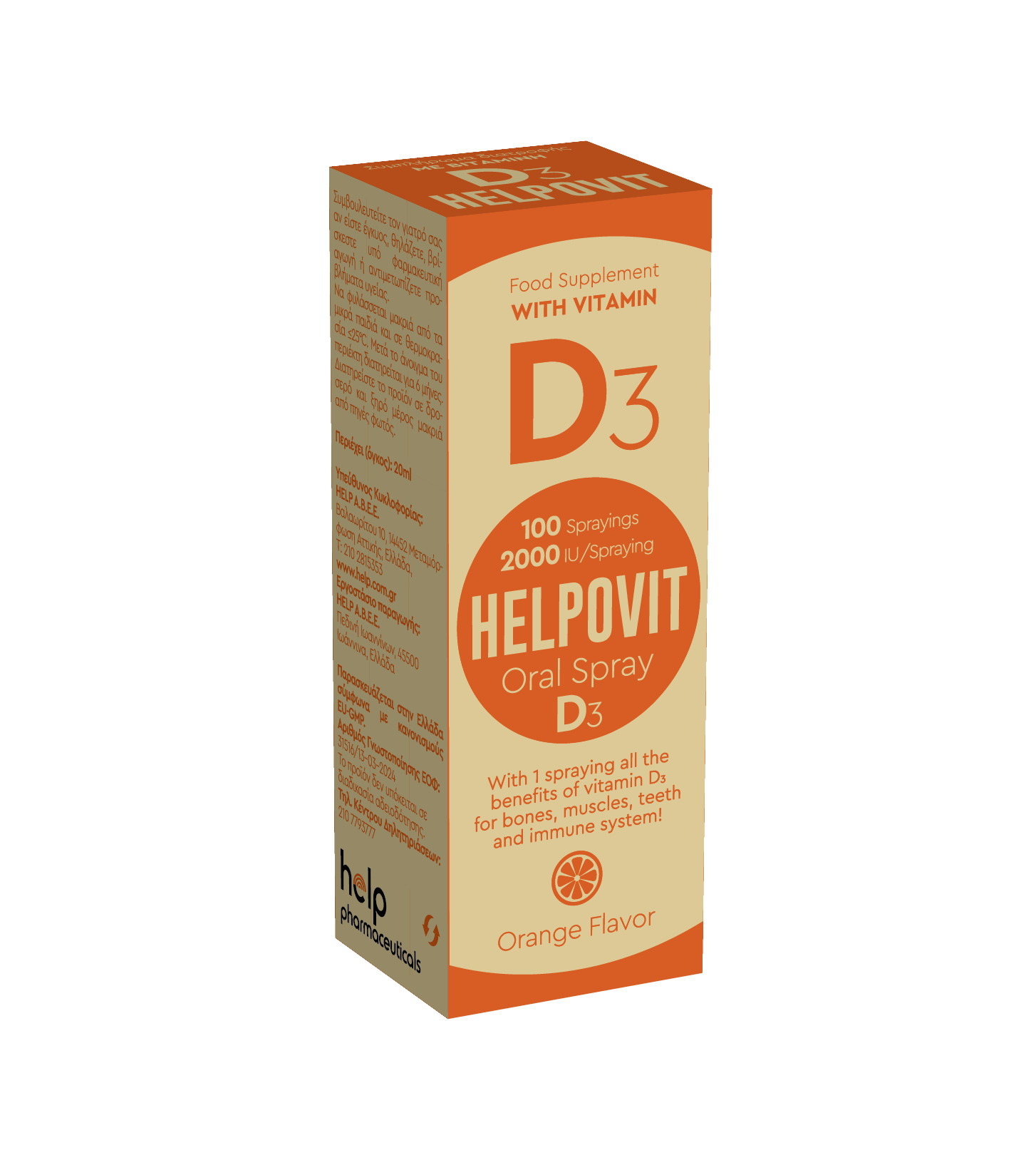Helpovit - D3 Oral spray 2.000 IU/spray