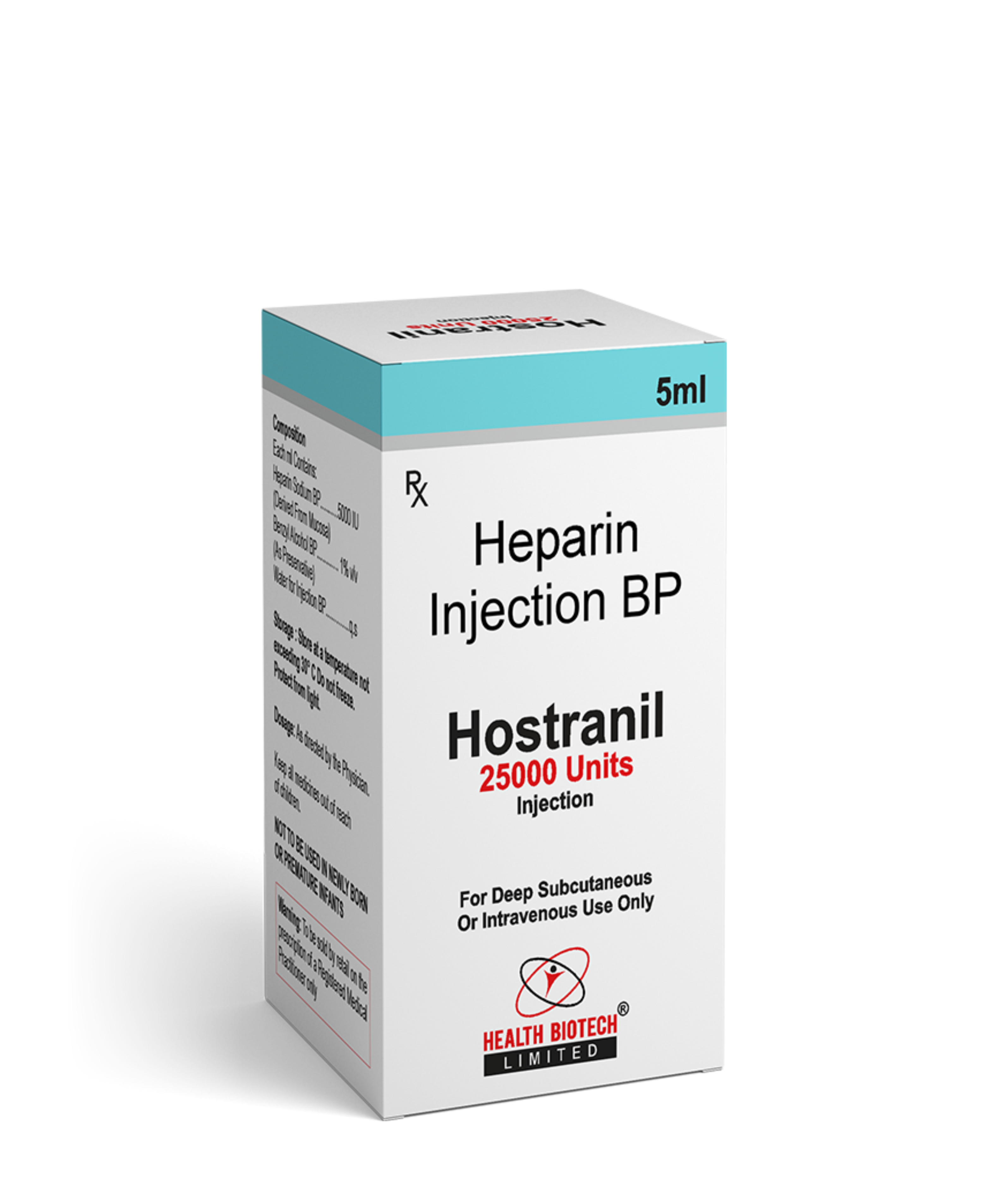 Heparin 5000 IU/5ml