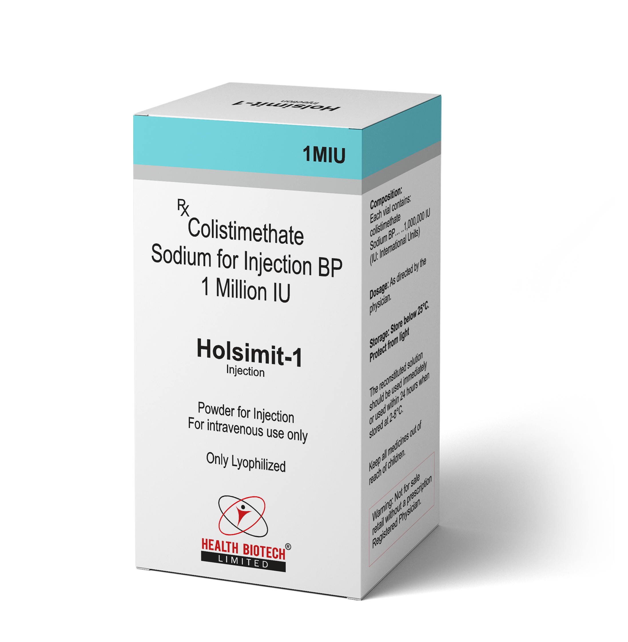 HOLSIMIT-1 : COLISTIMETHATE SODIUM FOR INJECTION BP 1 MIU