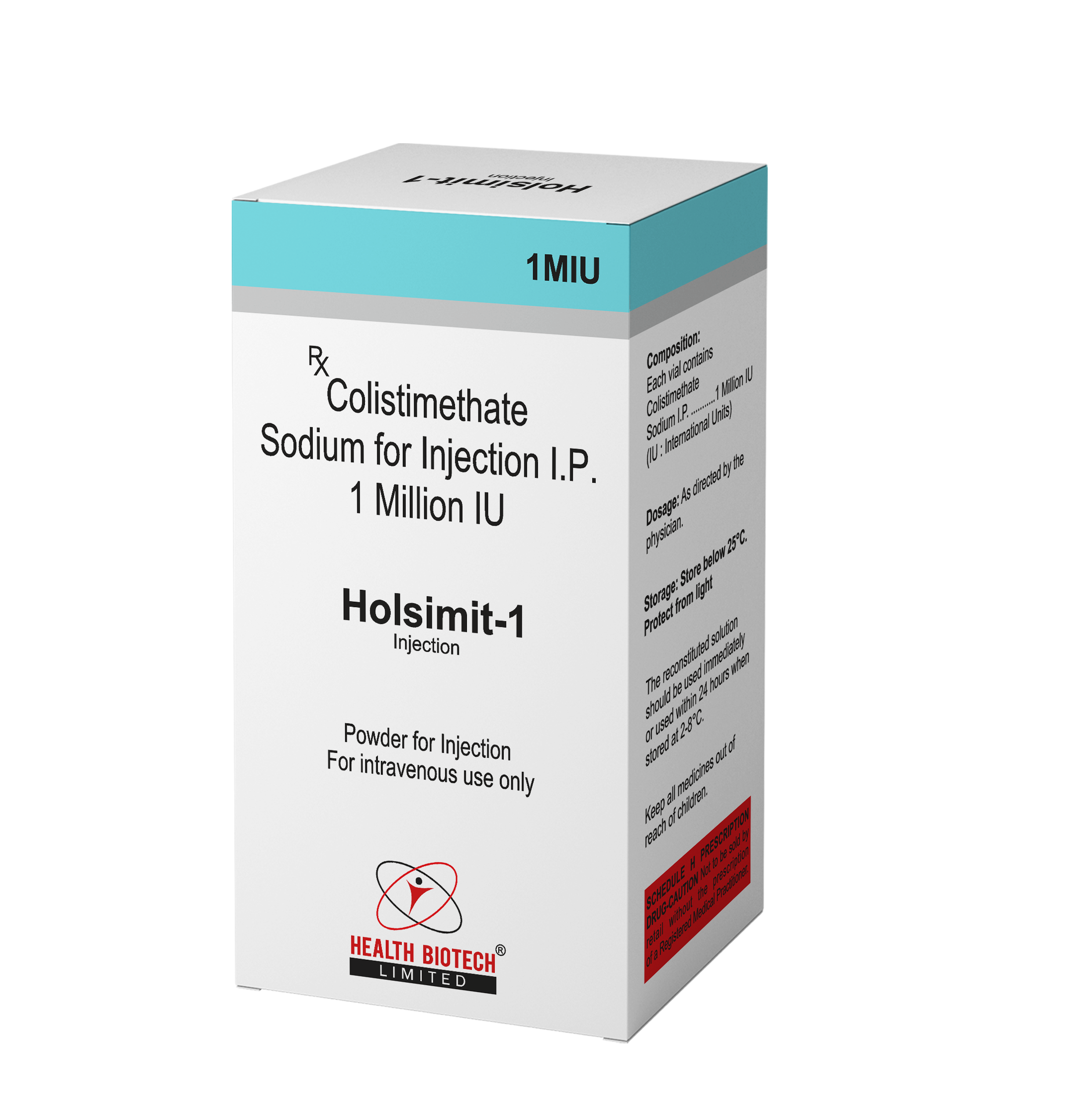 HOLSIMIT-1 : COLISTIMETHATE SODIUM FOR INJECTION IP 1 MIU