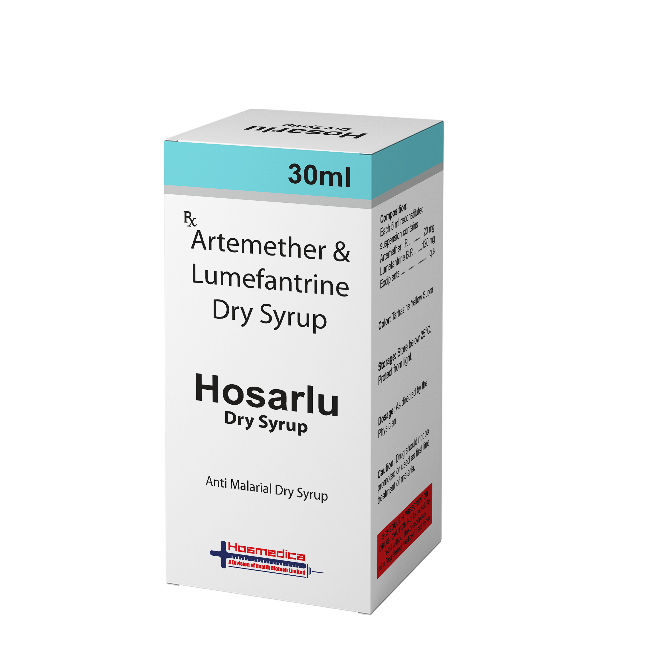 HOSARLU - ARTEMETHER & LUMEFANTRINE DRY SYRUP 30ML