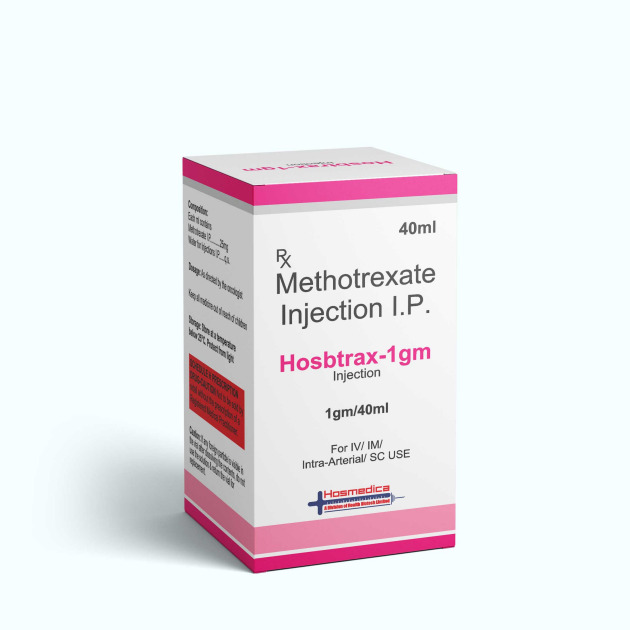 HOSBTRAX-1GM : METHOTREXATE INJECTION IP 1GM/40ML