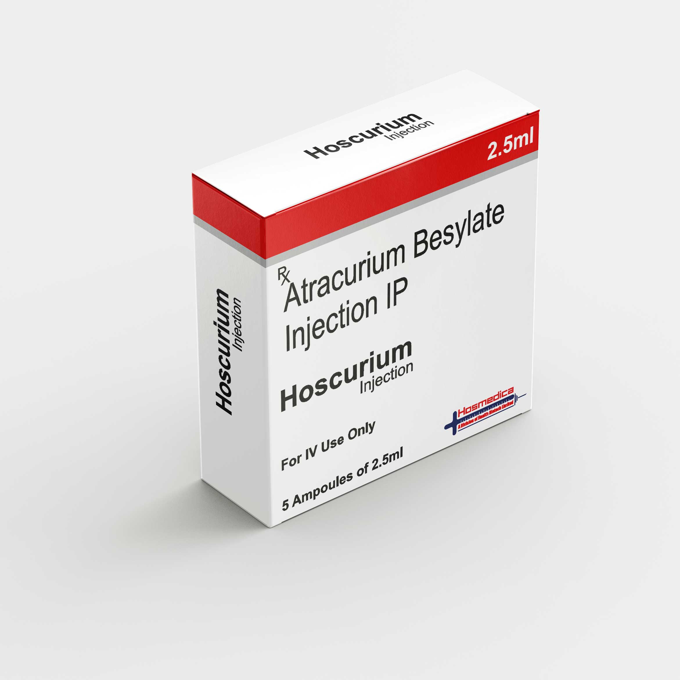 HOSCURIUM - ATRACURIUM BESYLATE INJECTION IP 2.5ML
