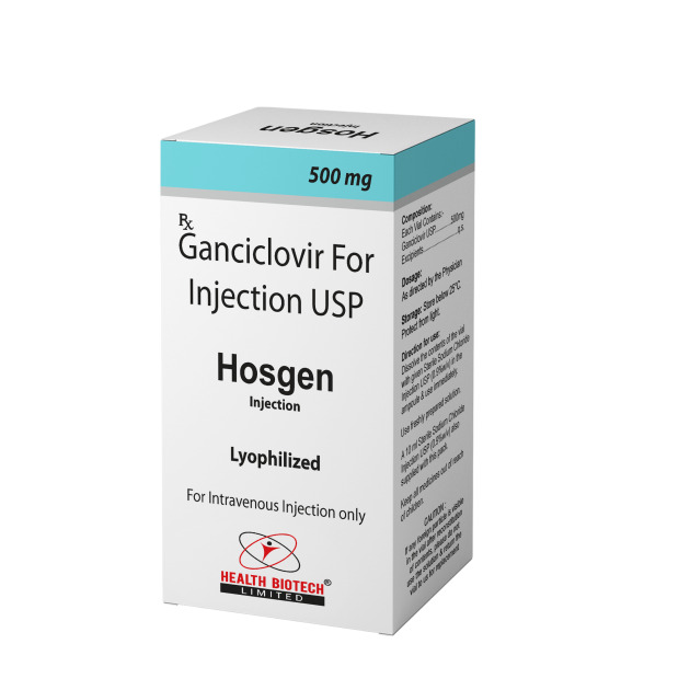 HOSGEN - GANCICLOVIR FOR INJECTION USP 500 MG