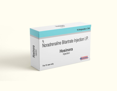 HOSINORA - NORADRENALINE BITARTRATE INJECTION IP 2ML