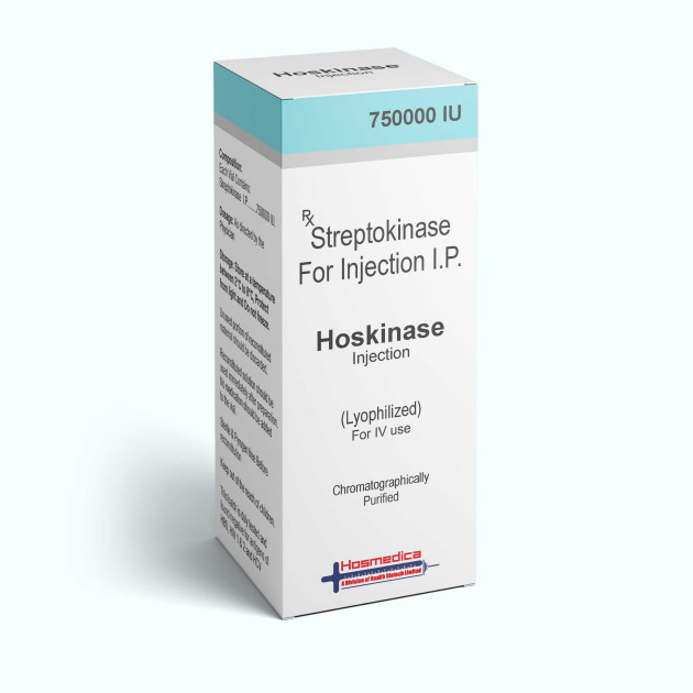 HOSKINASE - STREPTOKINASE FOR INJECTION IP 750000 IU