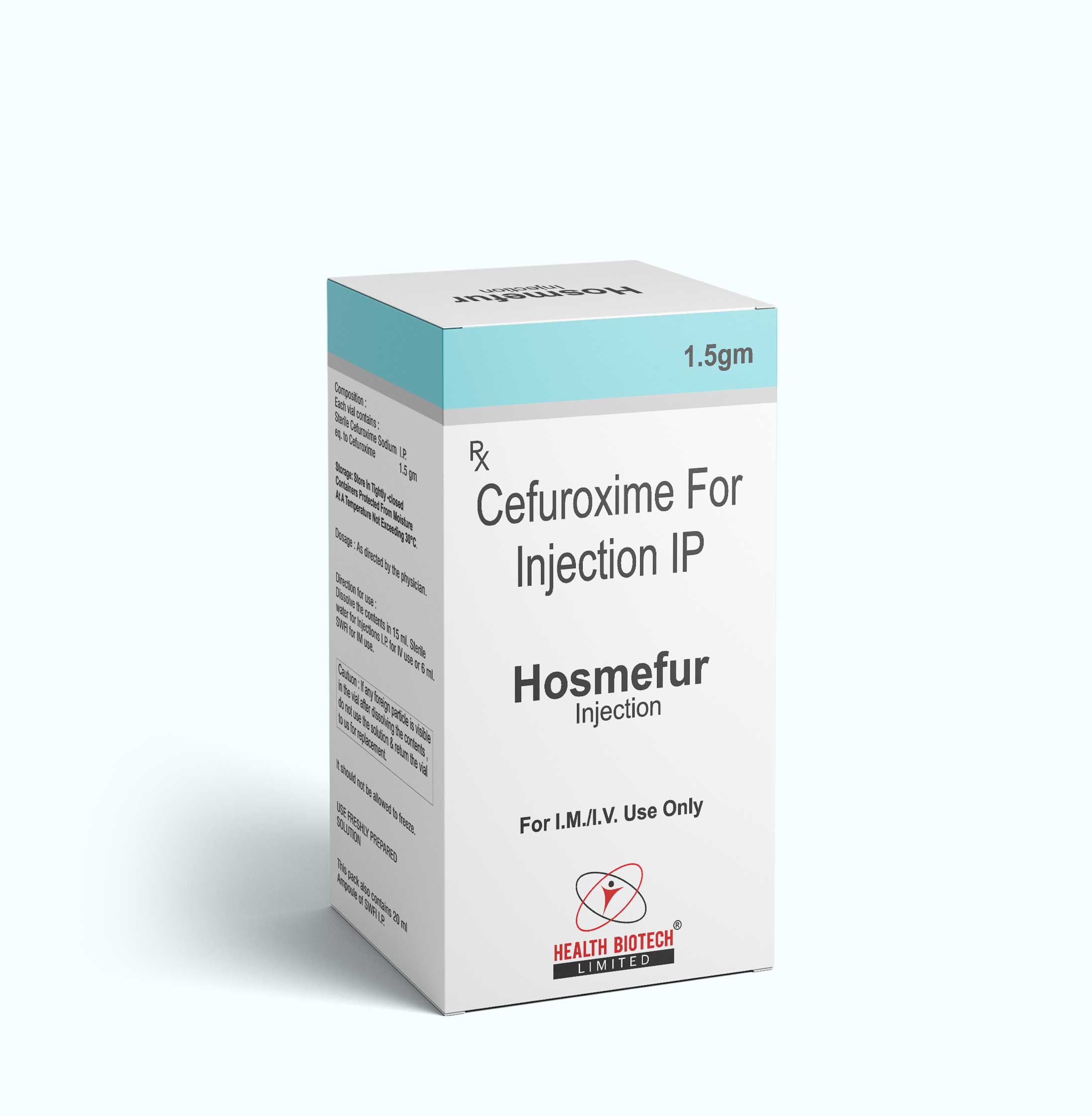 HOSMEFUR - CEFUROXIME FOR INJECTION IP 1.5GM
