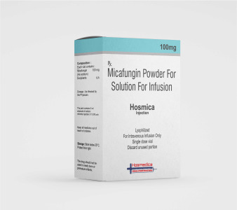 HOSMICA - MICAFUNGIN POWDER FOR SOLUTION FOR INFUSION 100MG