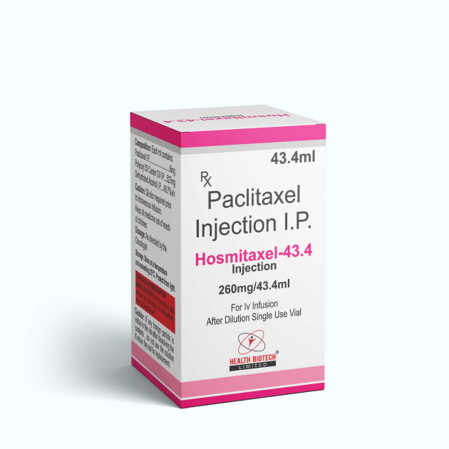 HOSMITAXEL-43.4 : PACLITAXEL INJECTION IP 260MG/43.4ML