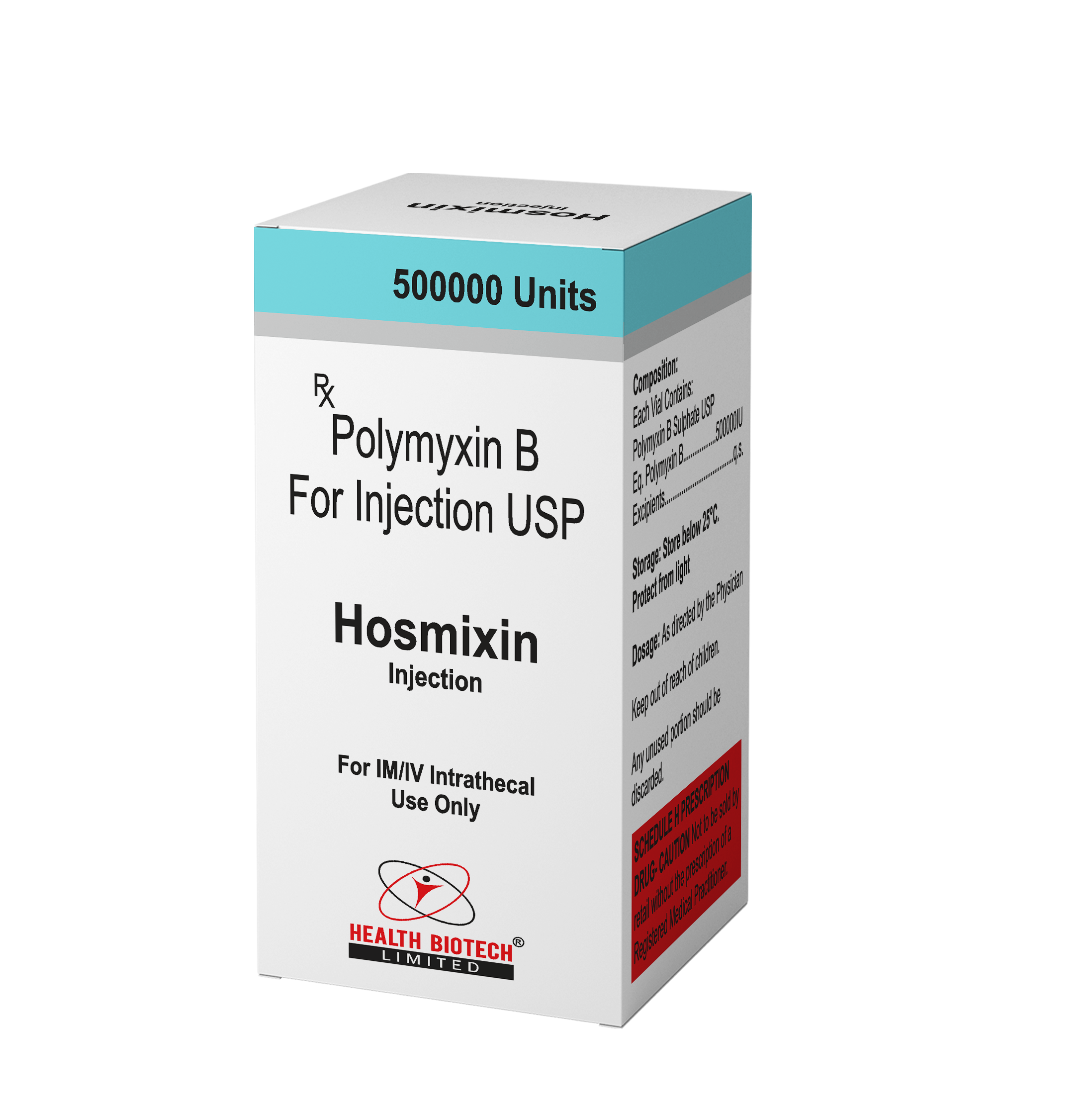 HOSMIXIN - POLYMYXIN B FOR INJECTION USP 500000 UNITS