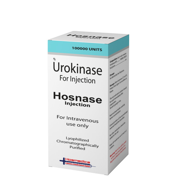 HOSNASE - UROKINASE FOR INJECTION 100000 UNITS