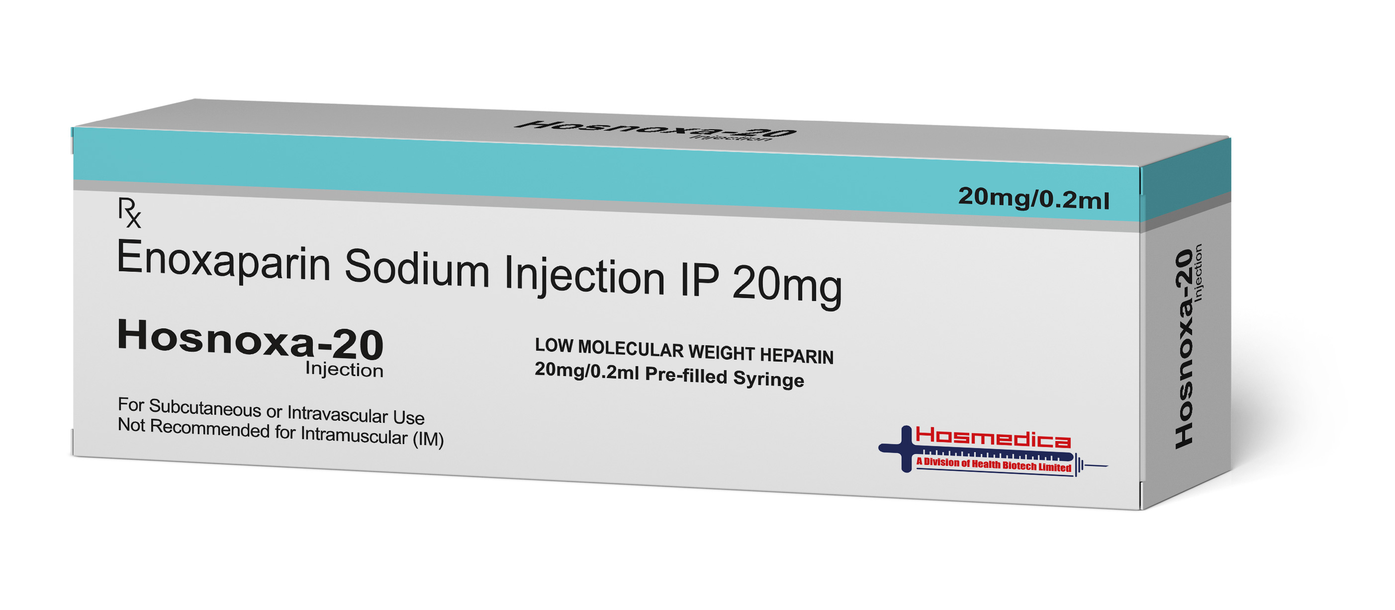 HOSNOXA-20 : ENOXAPARIN SODIUM INJECTION IP 20 MG/0.2 ML (PRE-FILLED SYRINGE)