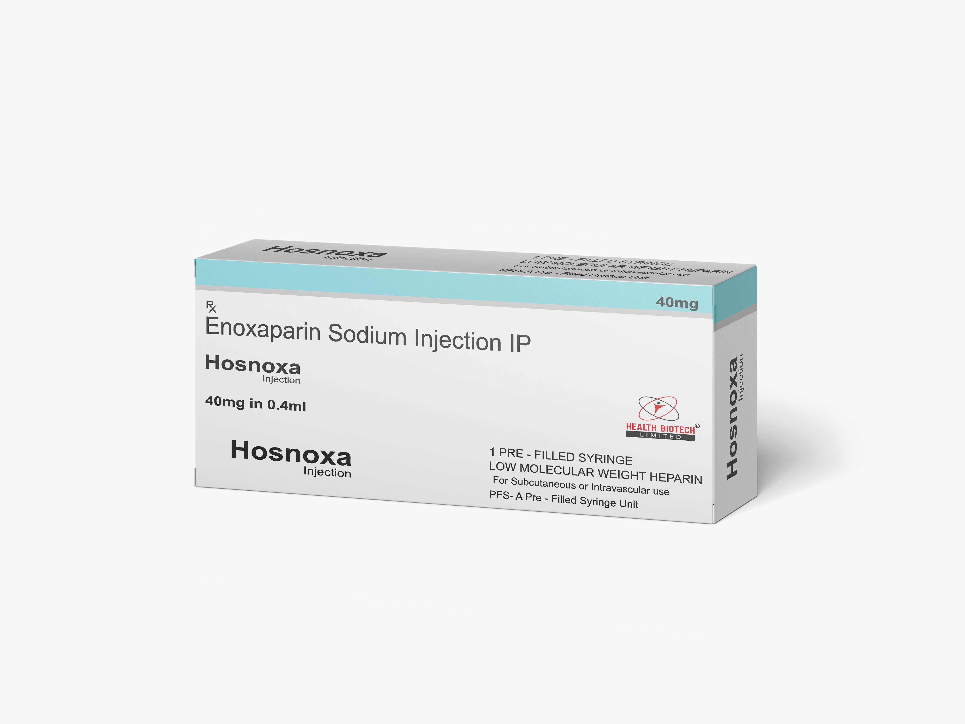 HOSNOXA - ENOXAPARIN SODIUM INJECTION IP 40 MG IN 0.4 ML (PRE-FILLED SYRINGE)