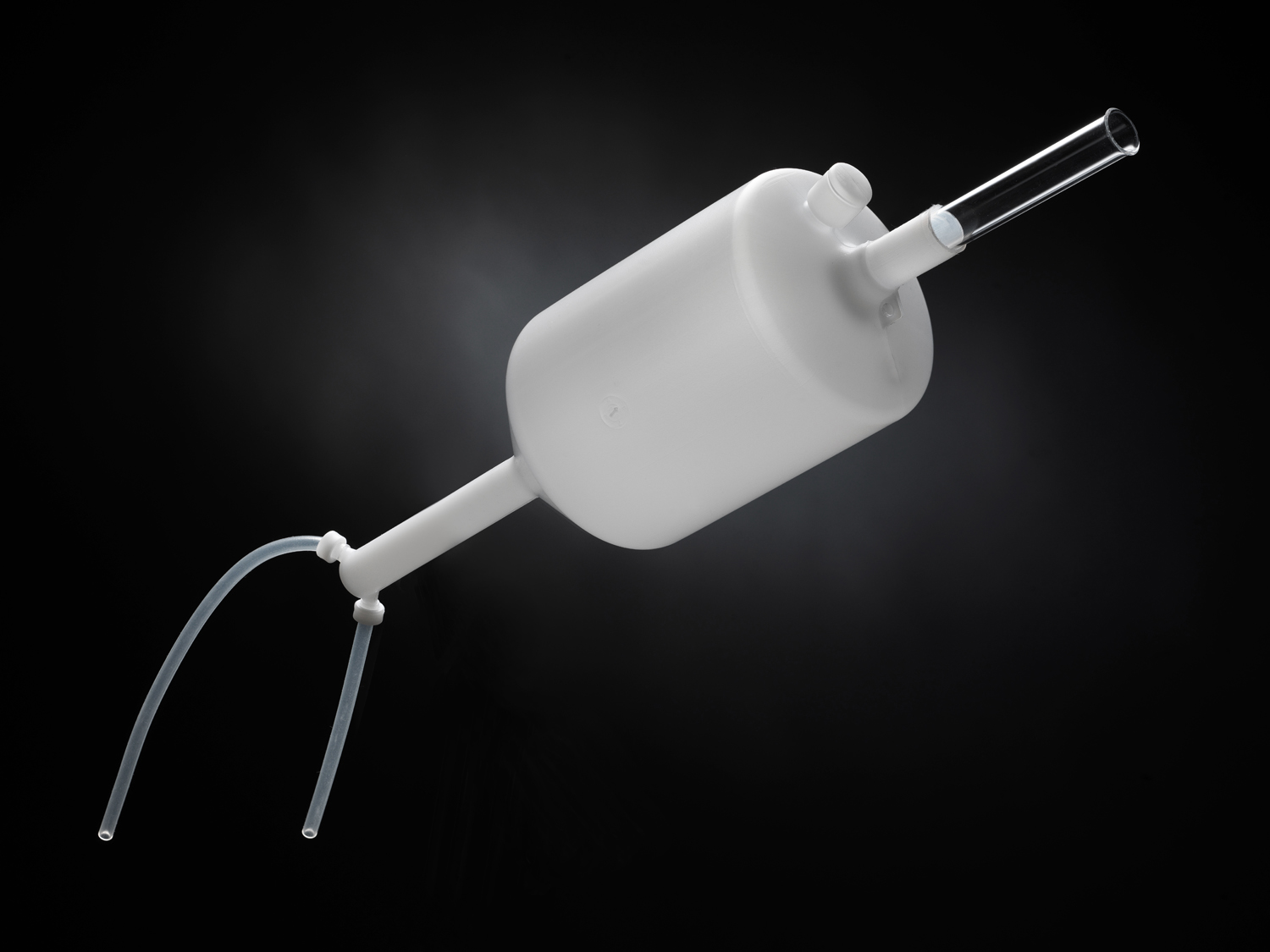 hot vessel with glass quartz