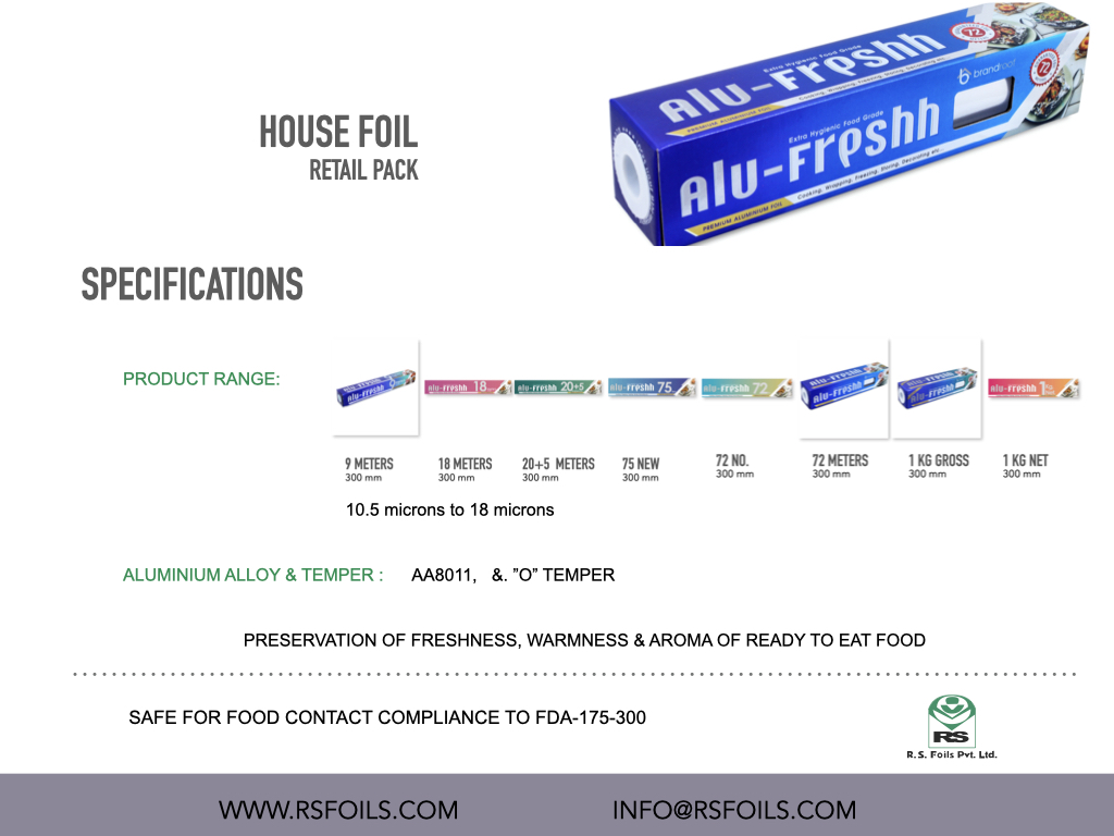 HOUSE FOIL ROLL