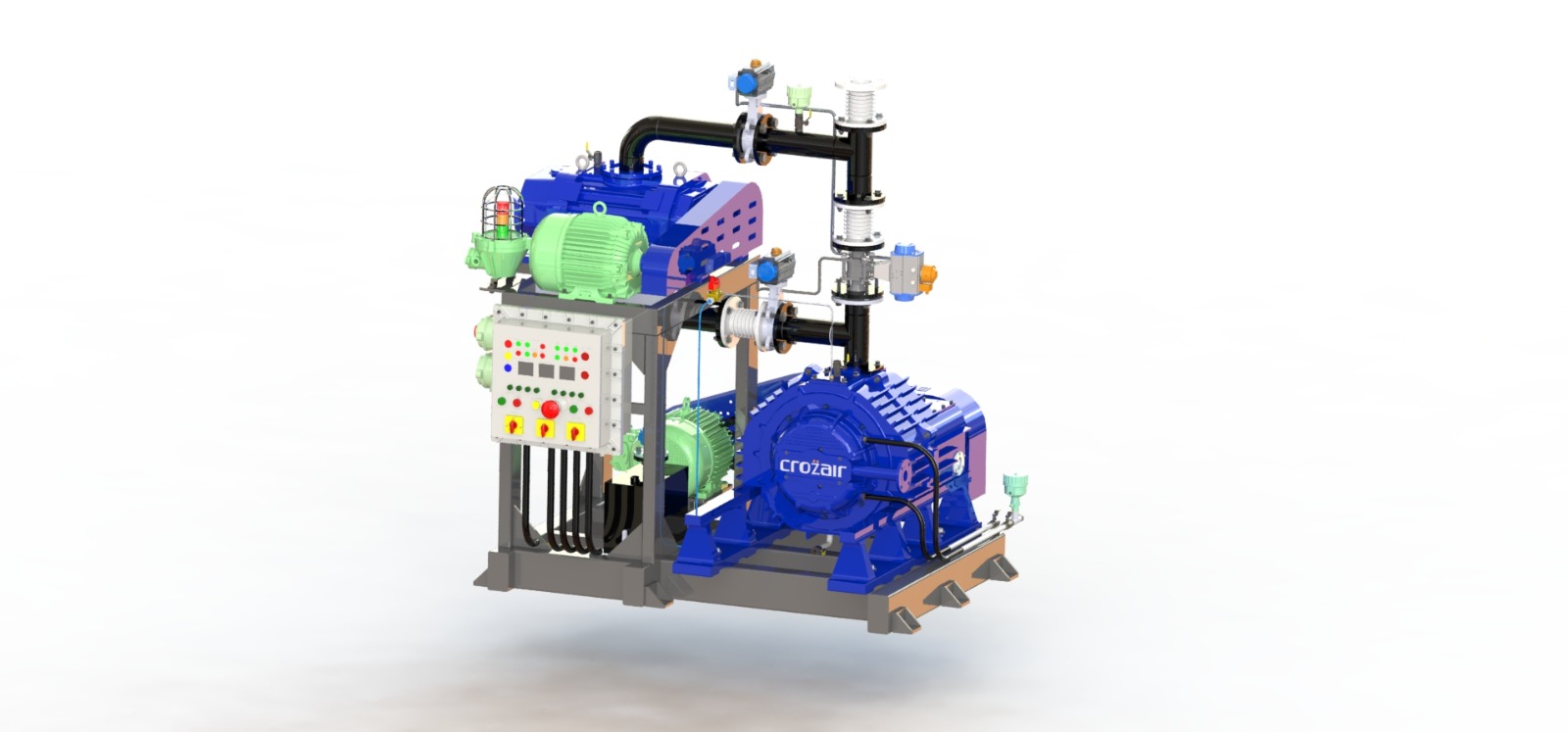 HVHD Dry Scroll Vacuum System