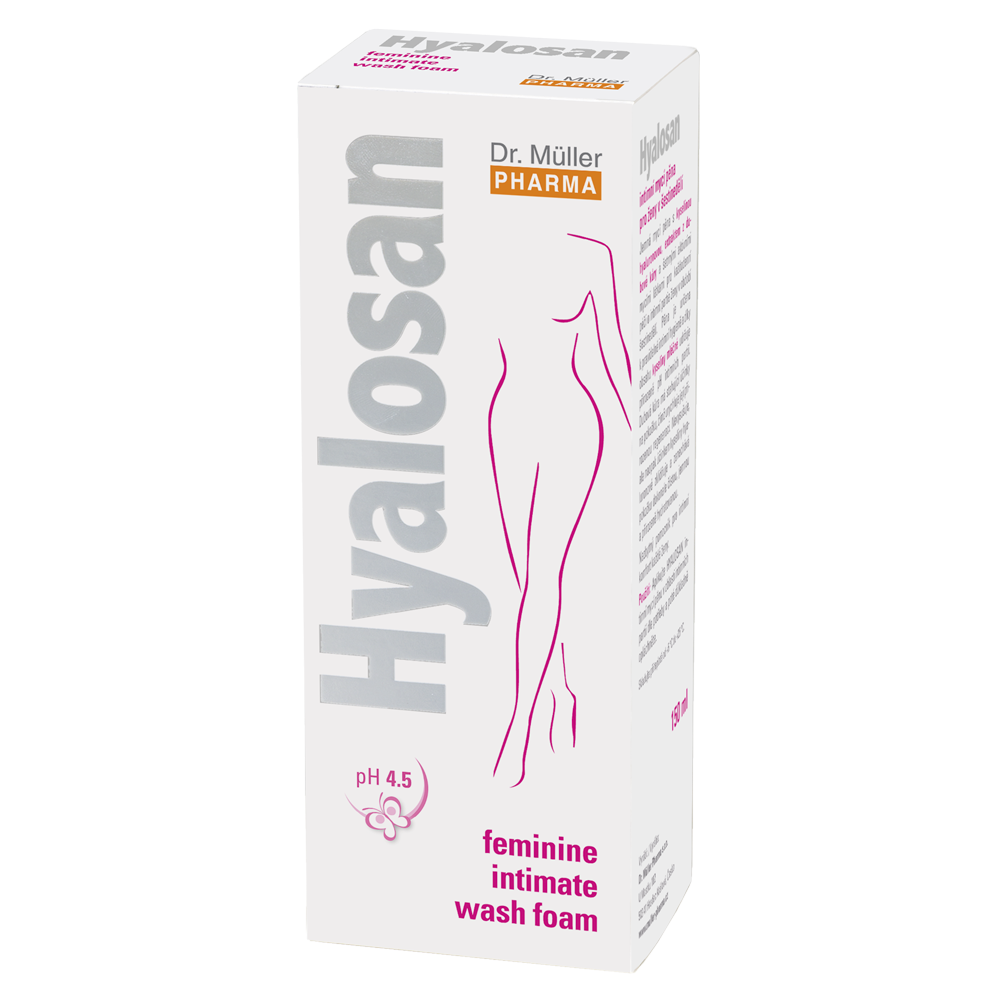 Hyalosan intimate wash foam for woman in puerperium, 150 ml 1