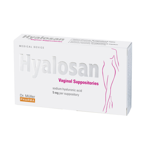 Hyalosan vaginal suppositories, 10 pcs