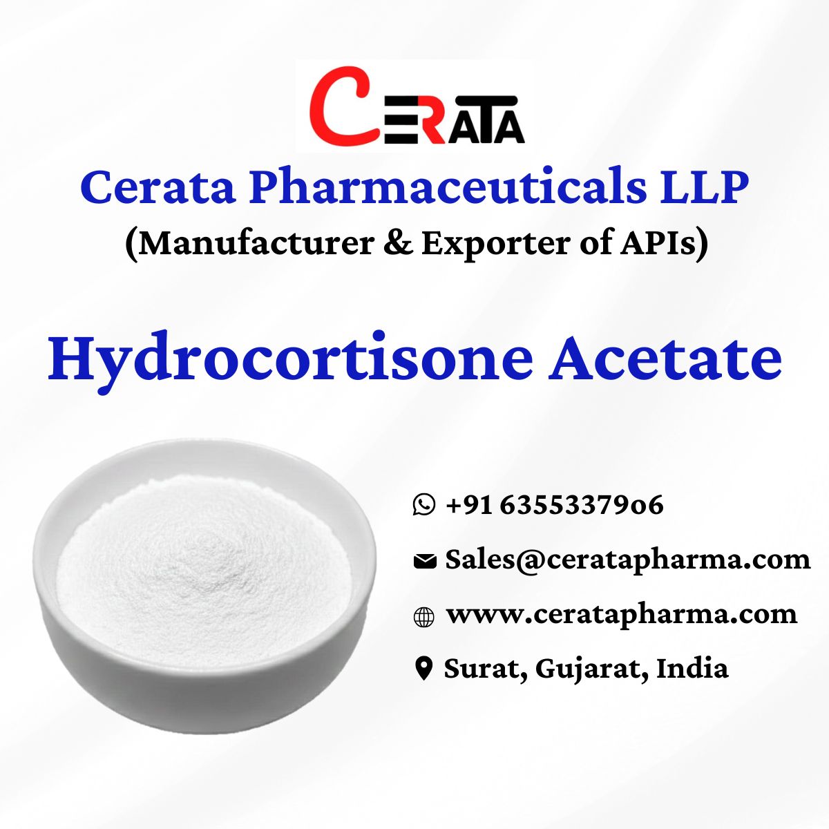 Hydrocortisone Acetate API 1