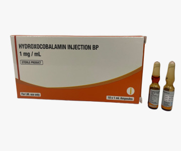 Hydroxocobalamin injection BP 1mg/1mL
