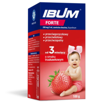Ibum Forte suspension (Ibuprofen 200 mg / 5 ml)