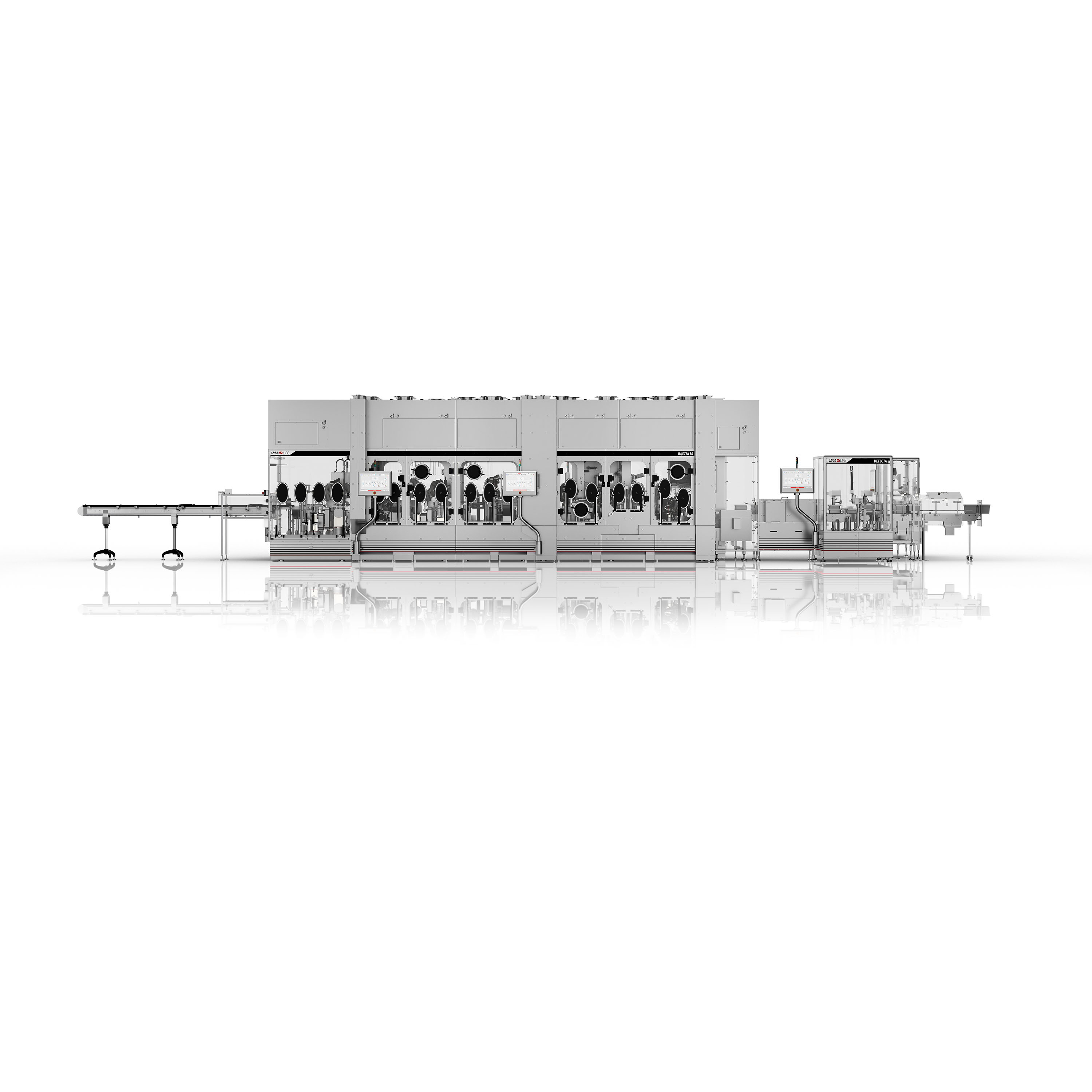INJECTA 36, high-speed, advanced robotic processing for Ready-To-Use syringes 2