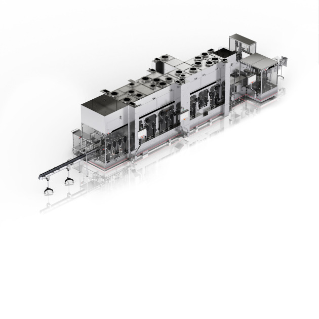 INJECTA 36, high-speed, advanced robotic processing for Ready-To-Use syringes