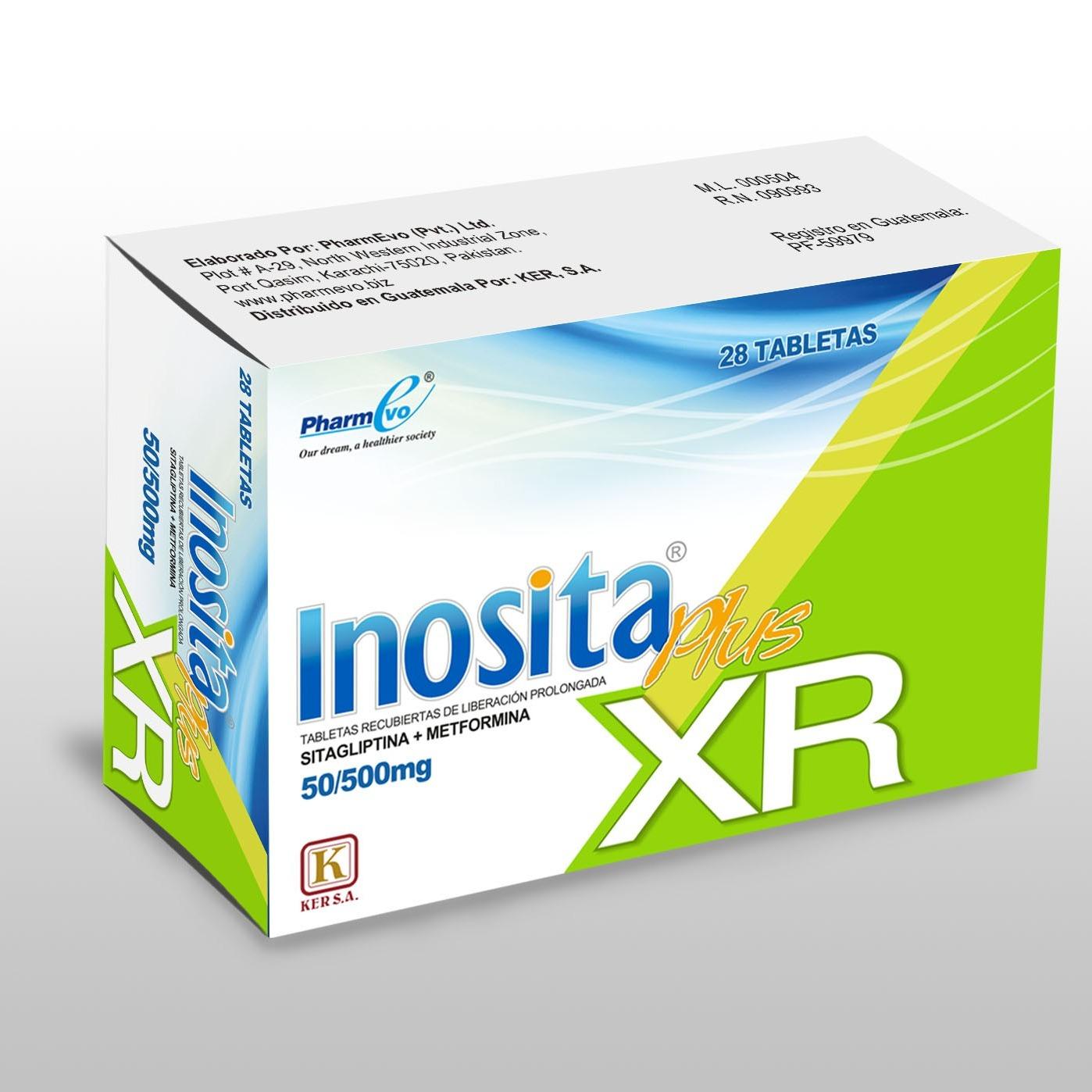 Inosita Plus XR (Sitagliptin + Extended-Release Metformin (XR))