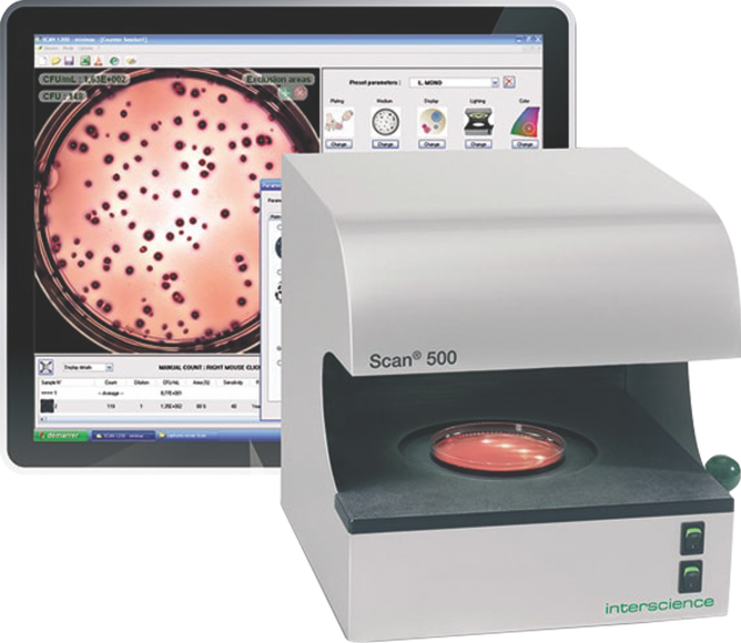 Interscience-semi-automatic colony counter scan@500