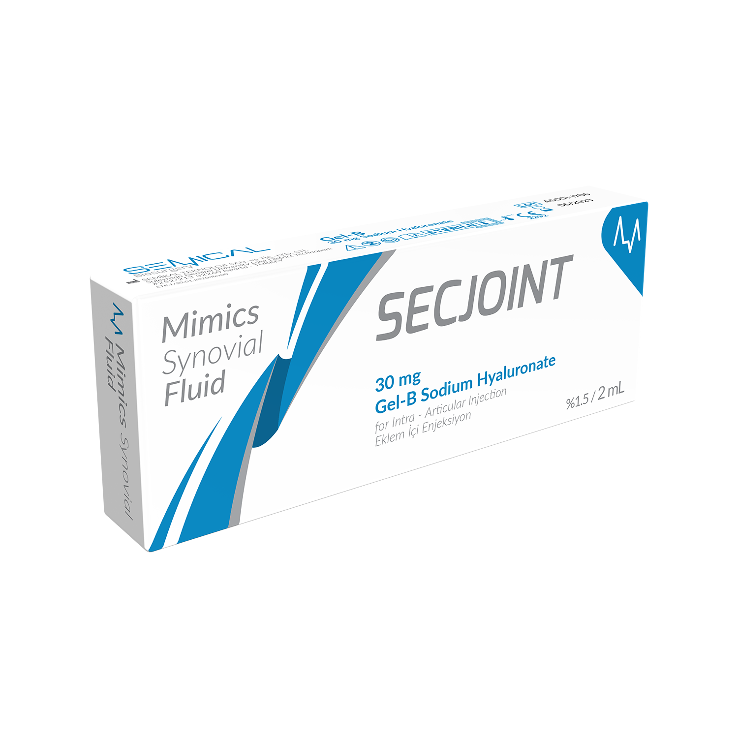 Intra Articular Gel | VISCOSUPPLEMENT | Modified Hyaluronic Acid | 2-5 mL | 10-120 mg 3