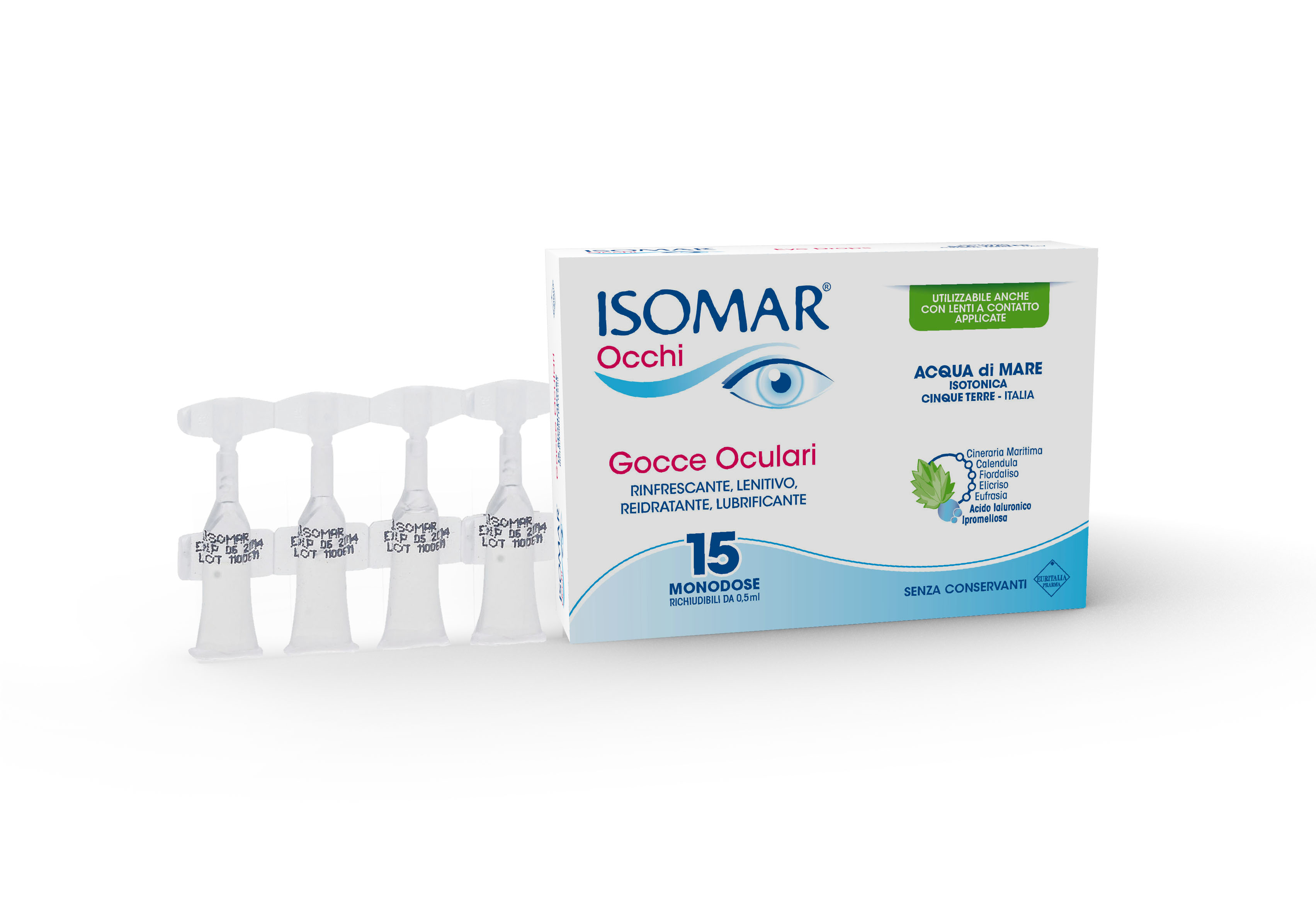 ISOMAR Single-Doses Eye-Drops Isotonic Sea Water