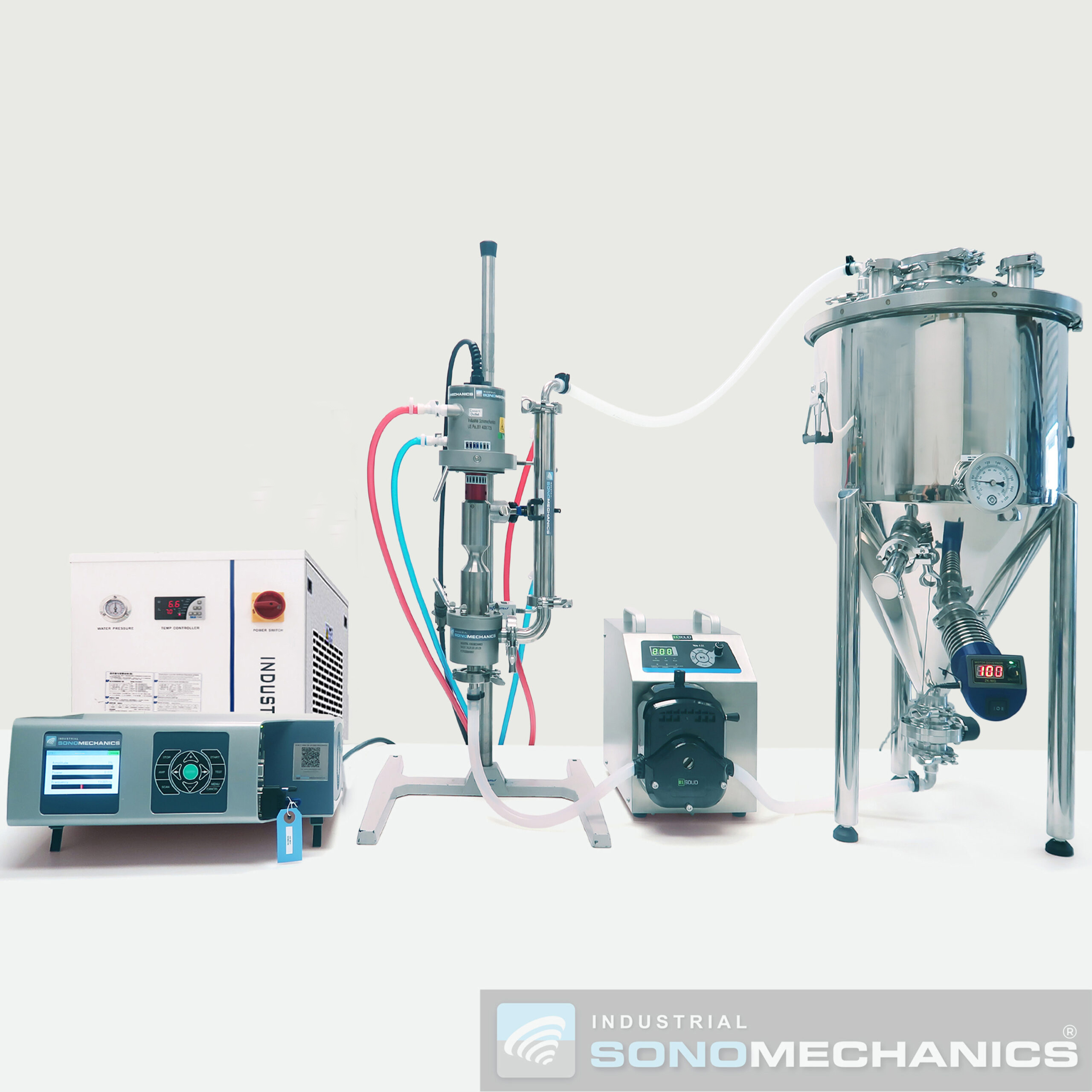 ISP-3600 (industrial-scale) ultrasonic liquid processor 2
