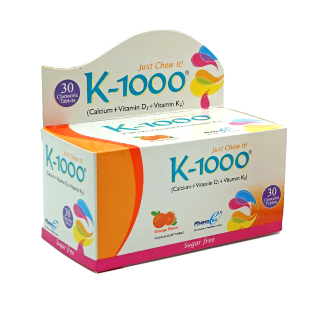 K1000 (Calcium + Vitamin D3 + Vitamin K2)