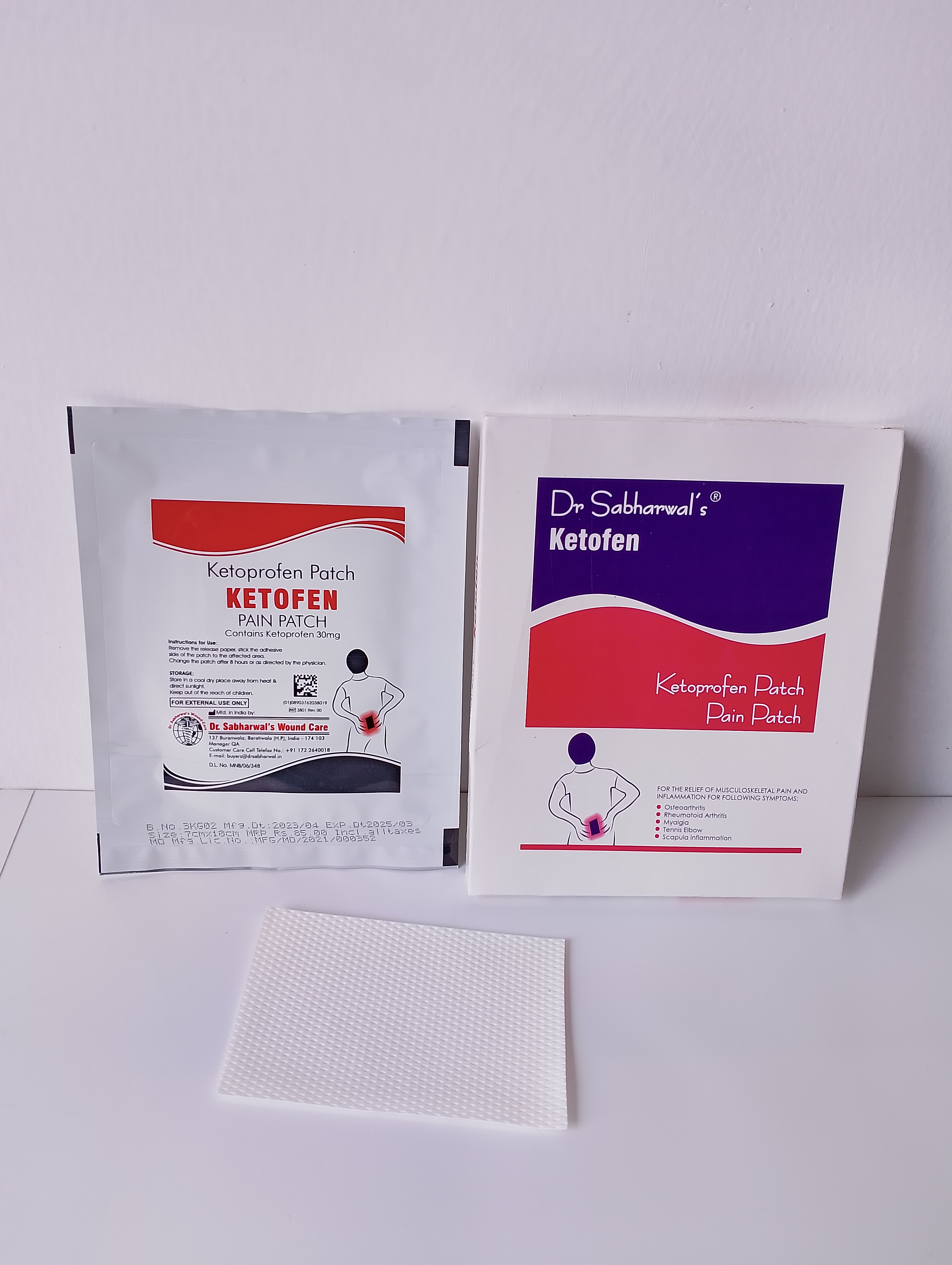 Ketoprofen 30mg Patch 3